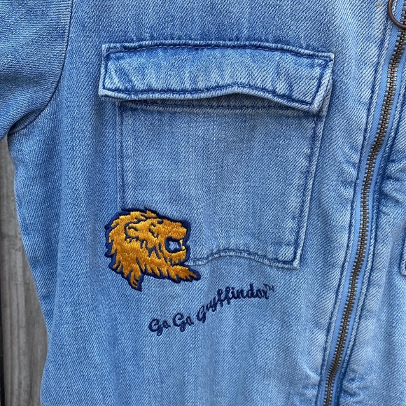 Marks & Spencer M&S Harry Potter Denim Boilersuit jumpsuit size 13-14 years kids - Picture 2 of 16